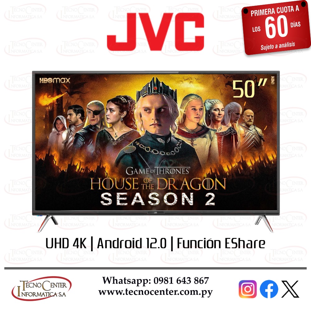 Televisor Smart JVC 50” 4K UHD